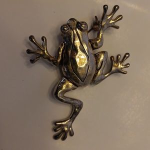 Frog brooch